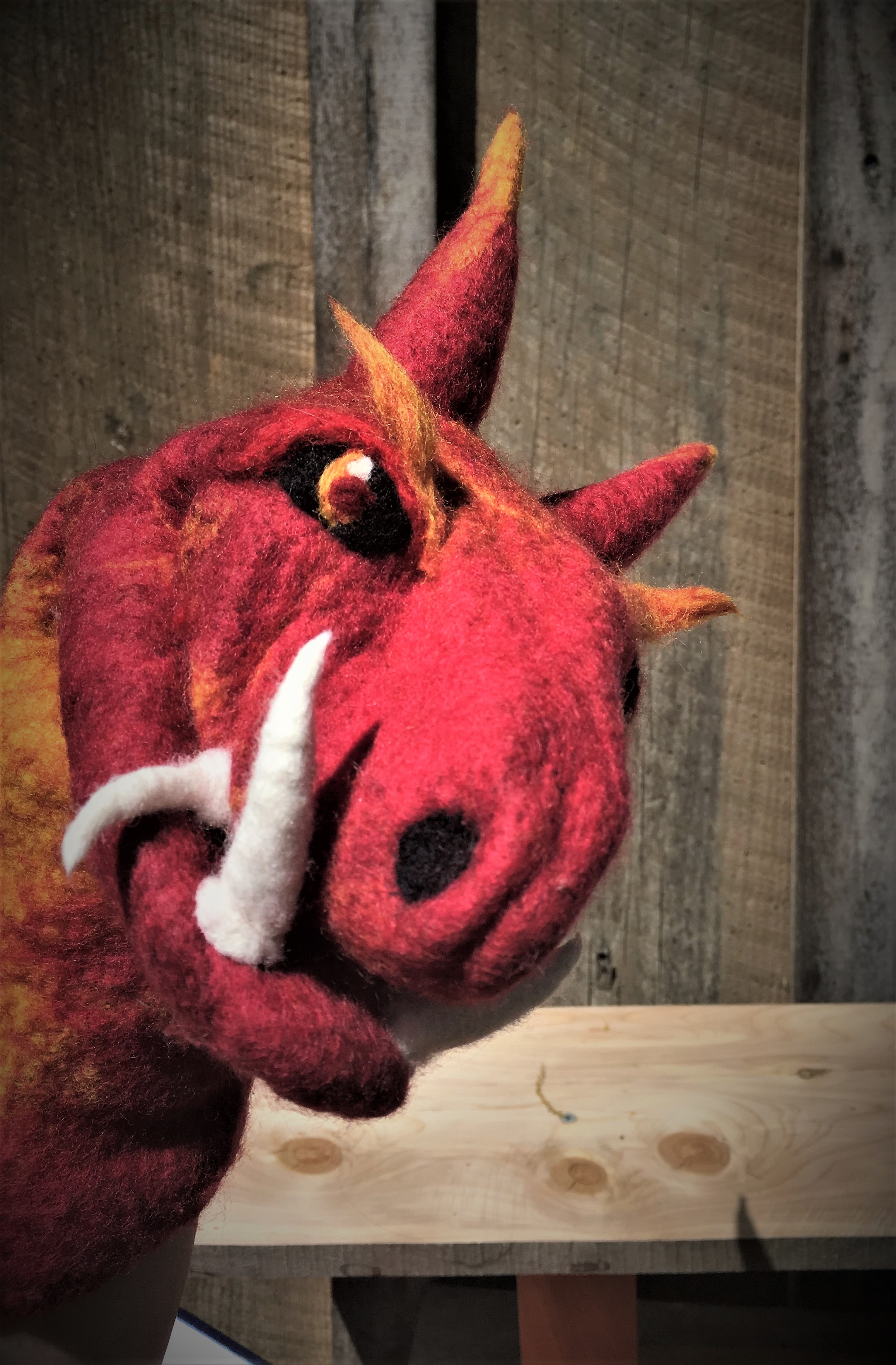 Phineas the Dragon puppet.JPG