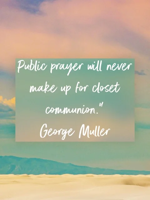 A Warning from George Muller