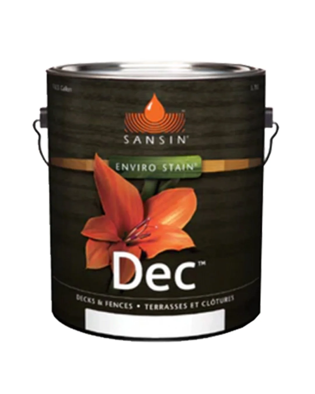 Sansin Dec exterior wood finish for decks and outdoor wood surfaces