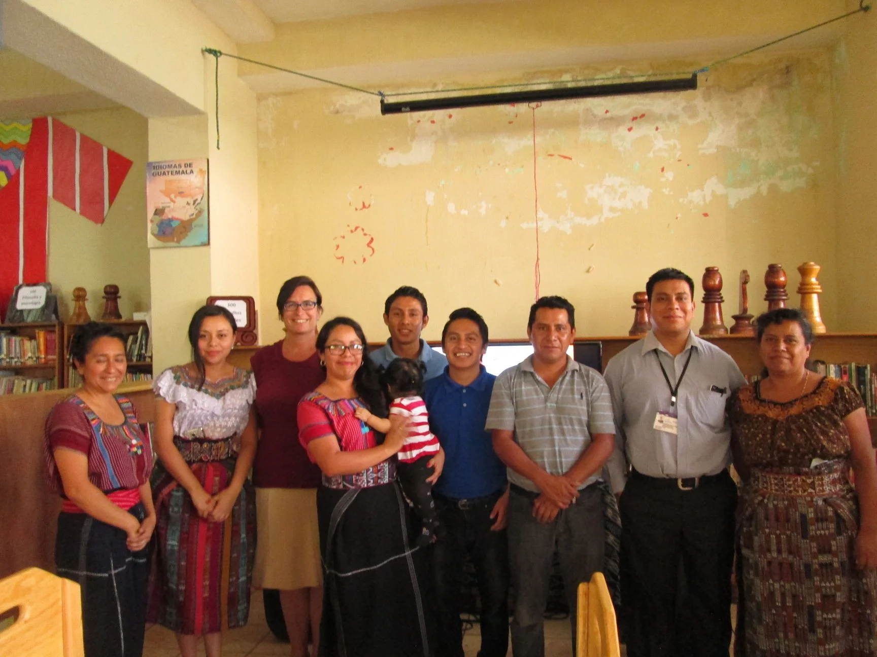The board of the Rija’tzuul Na’ooj’ Community Library in Guatemala. From the library's Facebook page.
