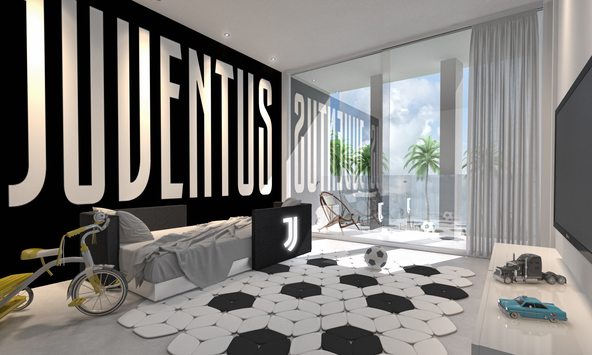 Kid Room.  Juventus Design  By  @Acostudio  