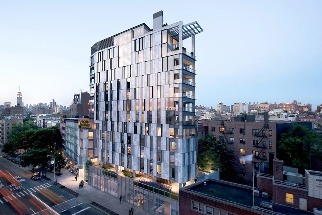 180 Sixth Avenue | SOHO NYC SOLD! $14,000 /month This brand new luxury apartment offers 1,845 square feet of comfortable living with floor-to-ceiling windows throughout the unit. The living room is conveniently situated next to an open kitchen – both gazing out at classic New York landscapes, creating an ideal layout for entertaining. The west-facing views of picturesque brownstones and iconic skyscrapers let in immense light, bringing the city to life day and night. The light handcrafted kitchen includes a five burner Bertozzoni stove top, full oven with vented hood, Liebherr fridge & wine fridge and two drawer Fisher and Pykel dishwasher. The five fixture oversized master bath is modern in design yet built with storage in mind. The 2nd bedroom, bath has wonderful natural light with a beautiful picture window looking out to east Soho. The building amenities include a spacious landscaped outdoor resident terrace designed by Matthew Nielsen, the terrace is just off the gym which is streaming with afternoon light. There is also a 24-hour doorman, full-time super and private storage. Located between Prince and Spring Streets in Soho and next door to the West Village and Tribeca makes this prime downtown location ideal for everyone. Situated on the southern end of sixth avenue makes it an optimal location while still having a low noise level. Surrounded by sought after dining and shopping giving you the true New York experience.