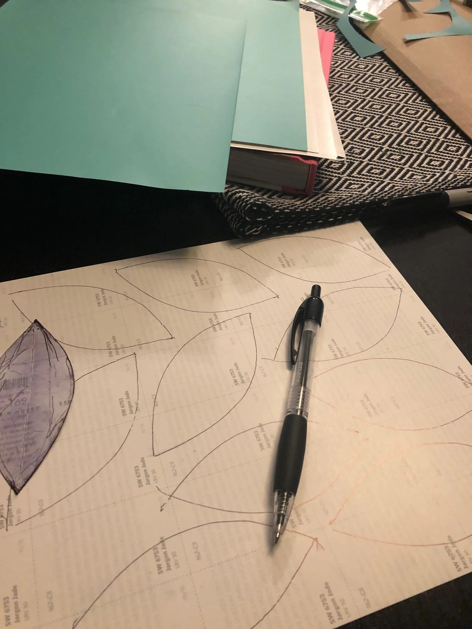 lots of tracing and cutting! :)