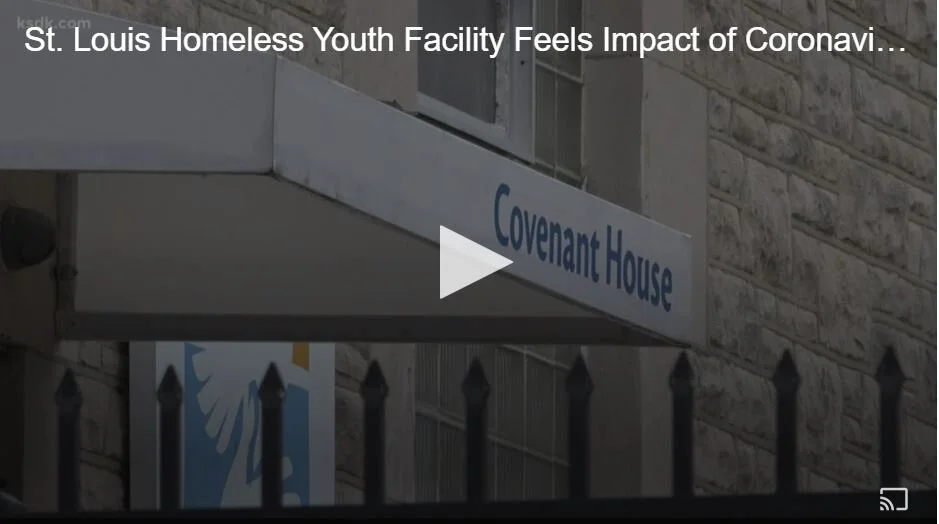 St. Louis homeless youth facility feels impact of coronavirus pandemic (Robert Townsend/KSDK) 