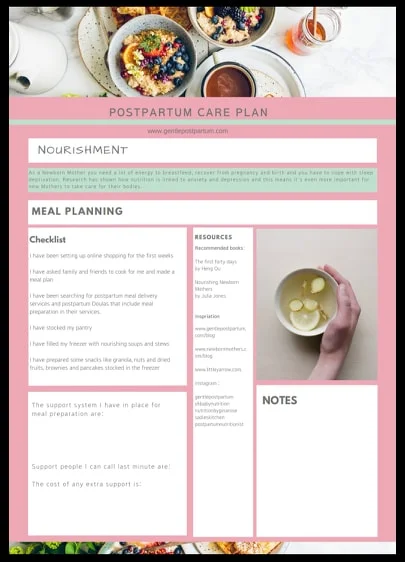 First Page - Nourishment