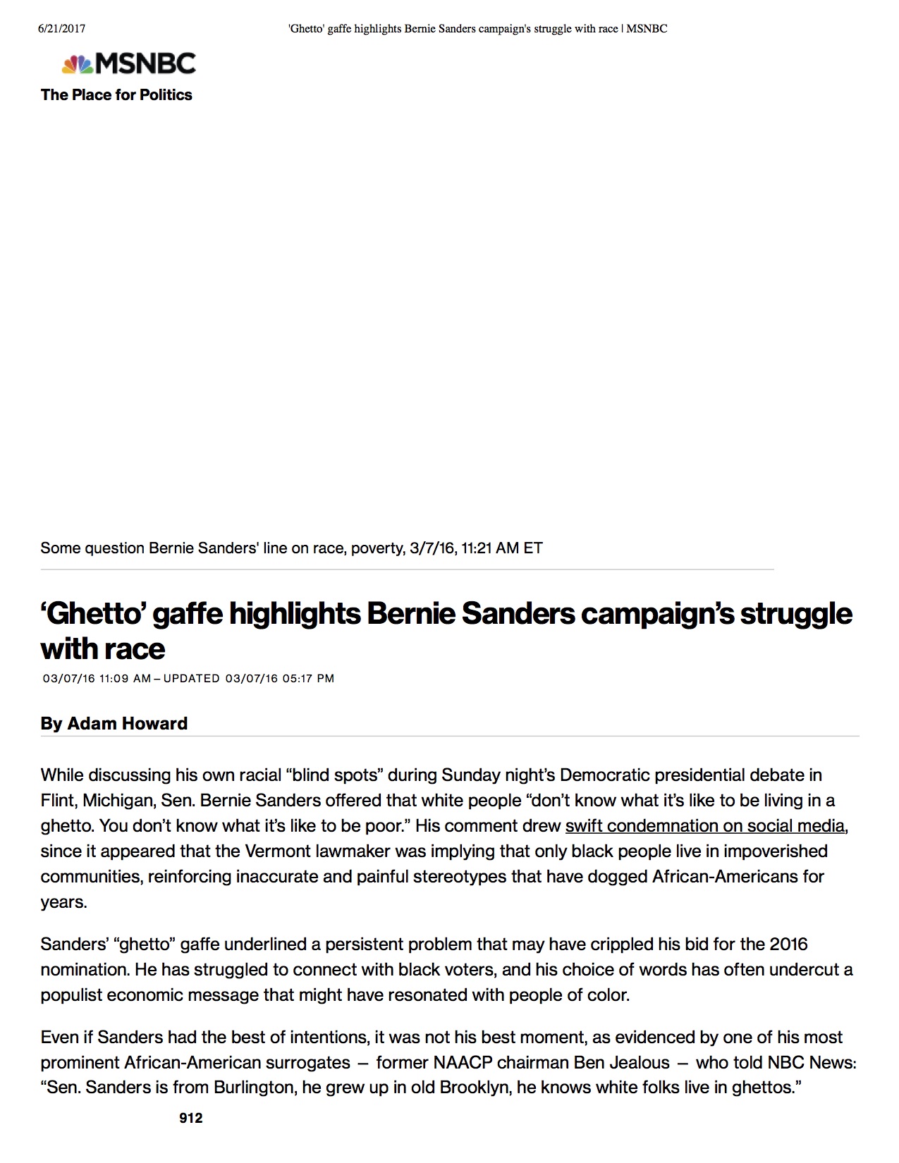 1'Ghetto' gaffe highlights Bernie Sanders campaign's struggle with race _ MSNBC.jpg