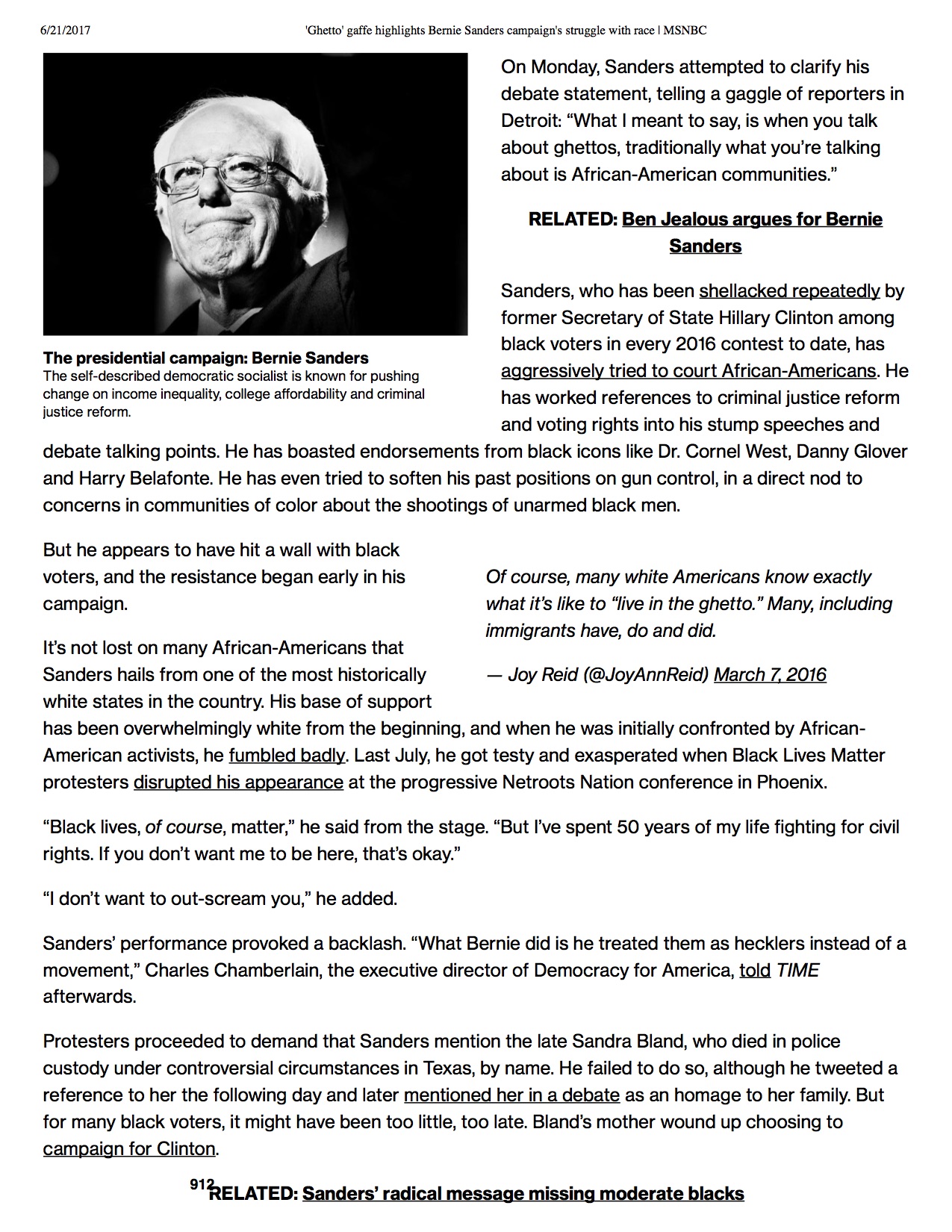 2'Ghetto' gaffe highlights Bernie Sanders campaign's struggle with race _ MSNBC.jpg