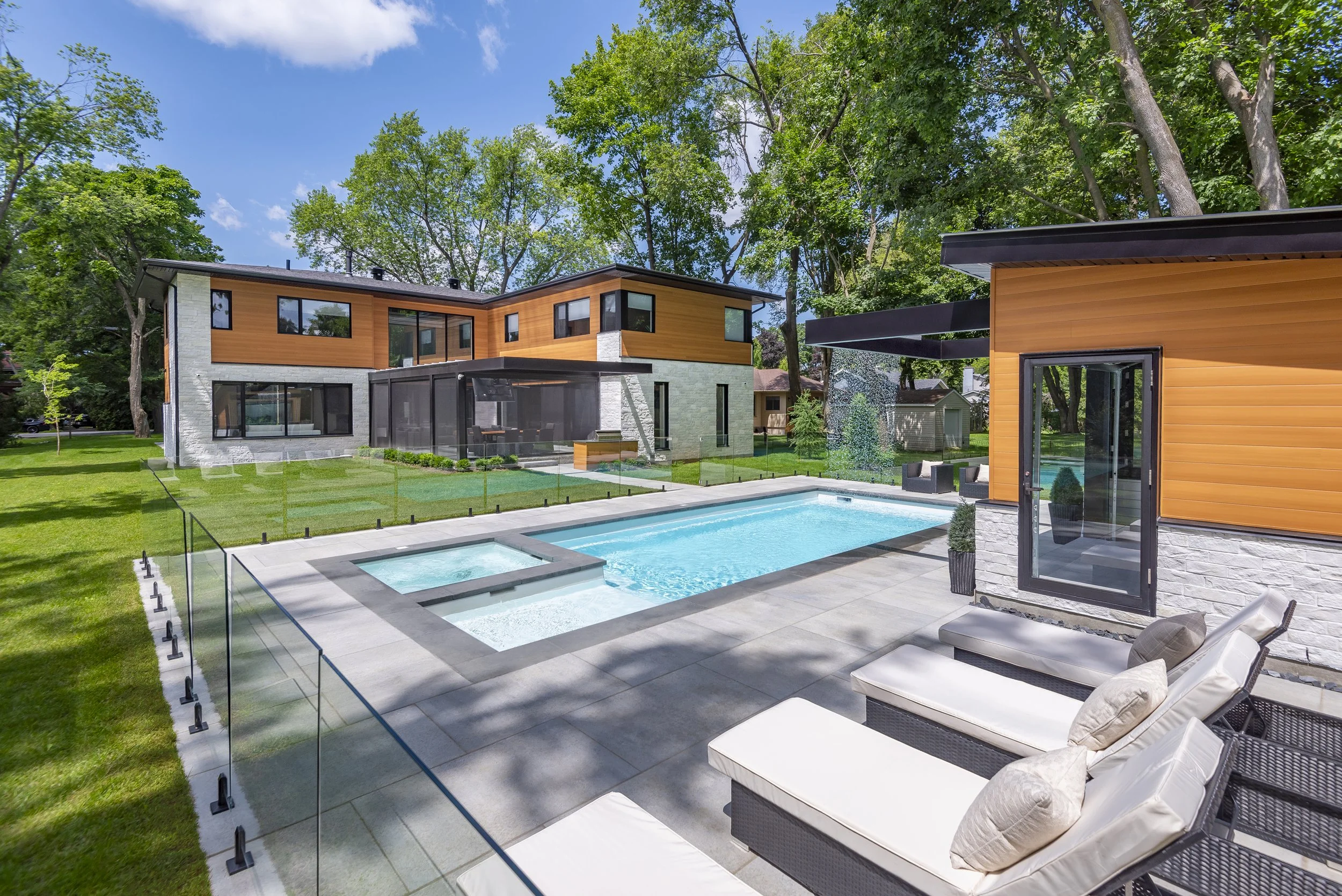 Outdoor Racing Pools Oasis Pools & Patio — Darby Builders, LLC