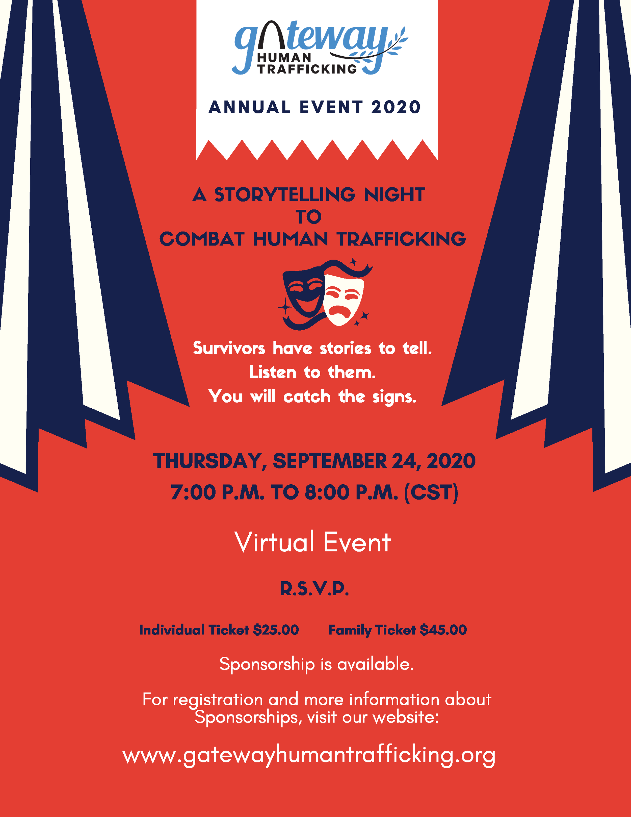 Gateway Human Trafficking Annual Dinner 2020