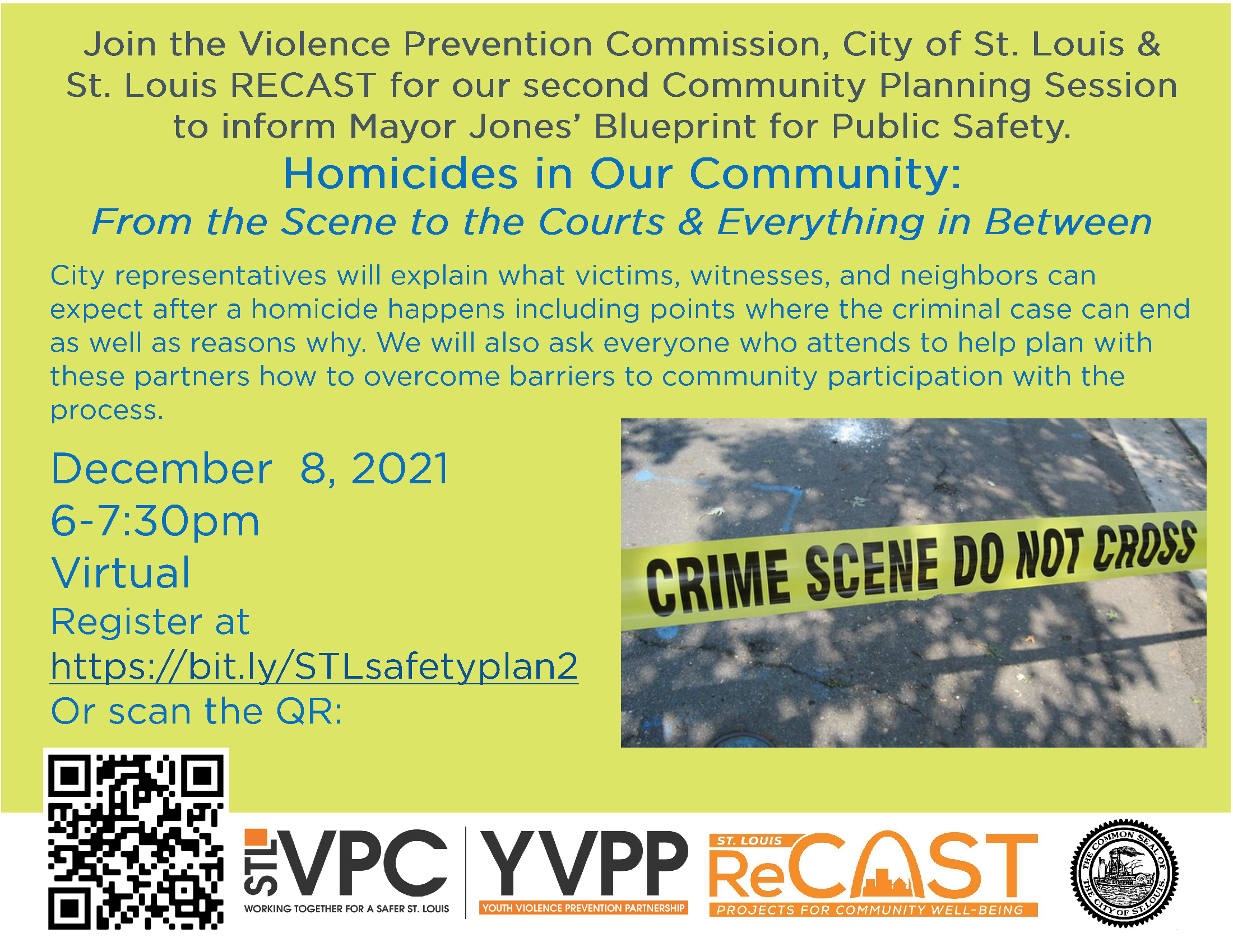 Homicide in Our Community: From the Scene to the Courts & Everything in Between