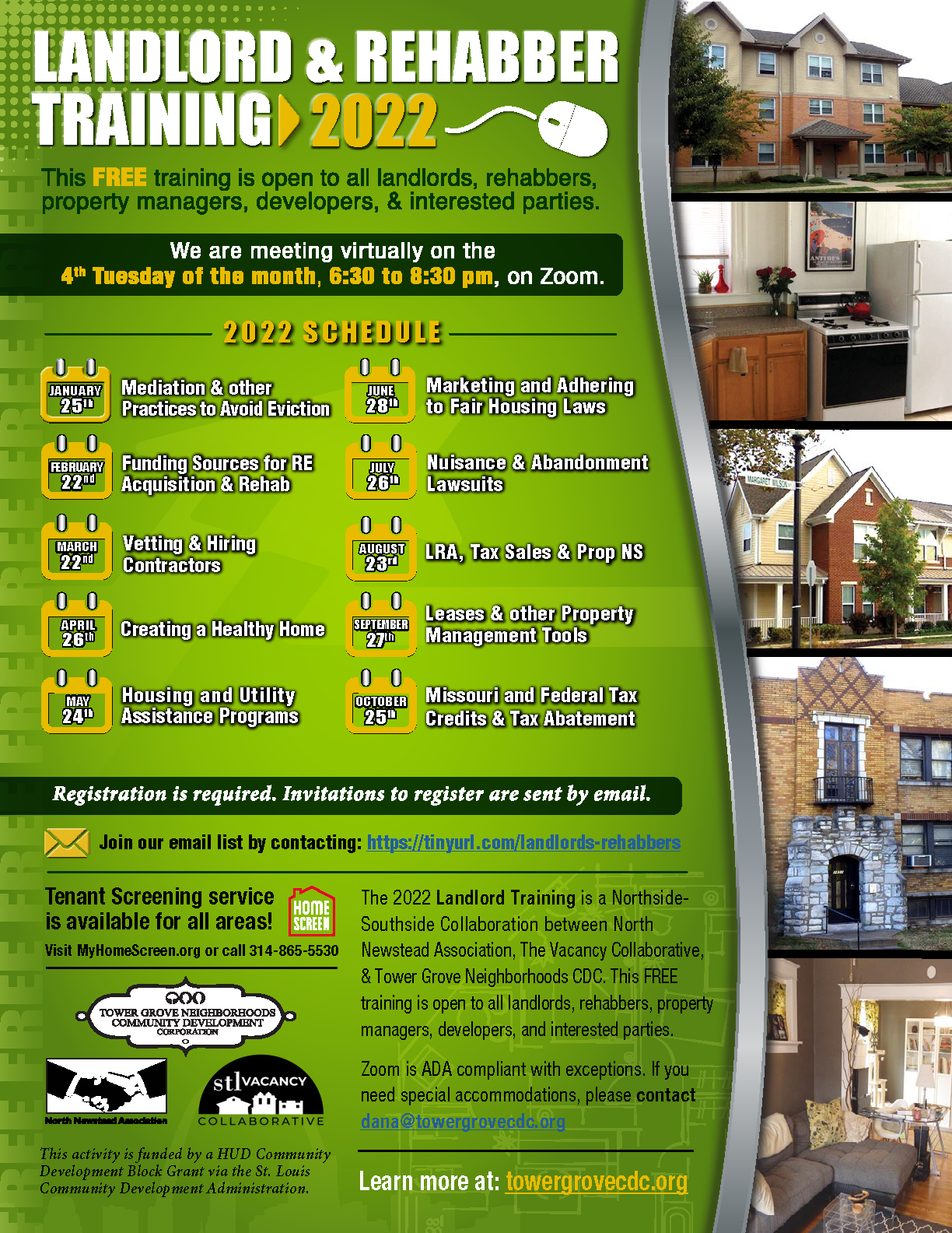 Landlord & Rehabber Training Session: Housing & Utility Assistance Programs