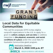 UI &amp; RJWF: Local Data for Equitable Communities grant