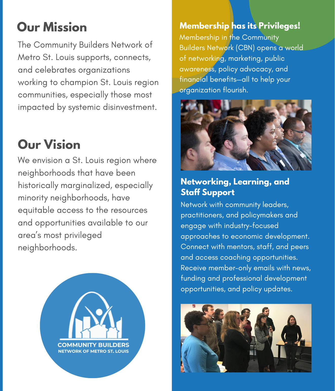 Become A Member, Friend or Affiliate — Community Builders Network