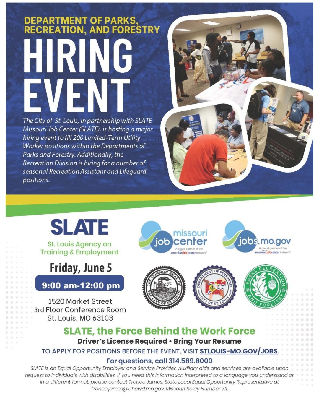 SLATE: Hiring Event