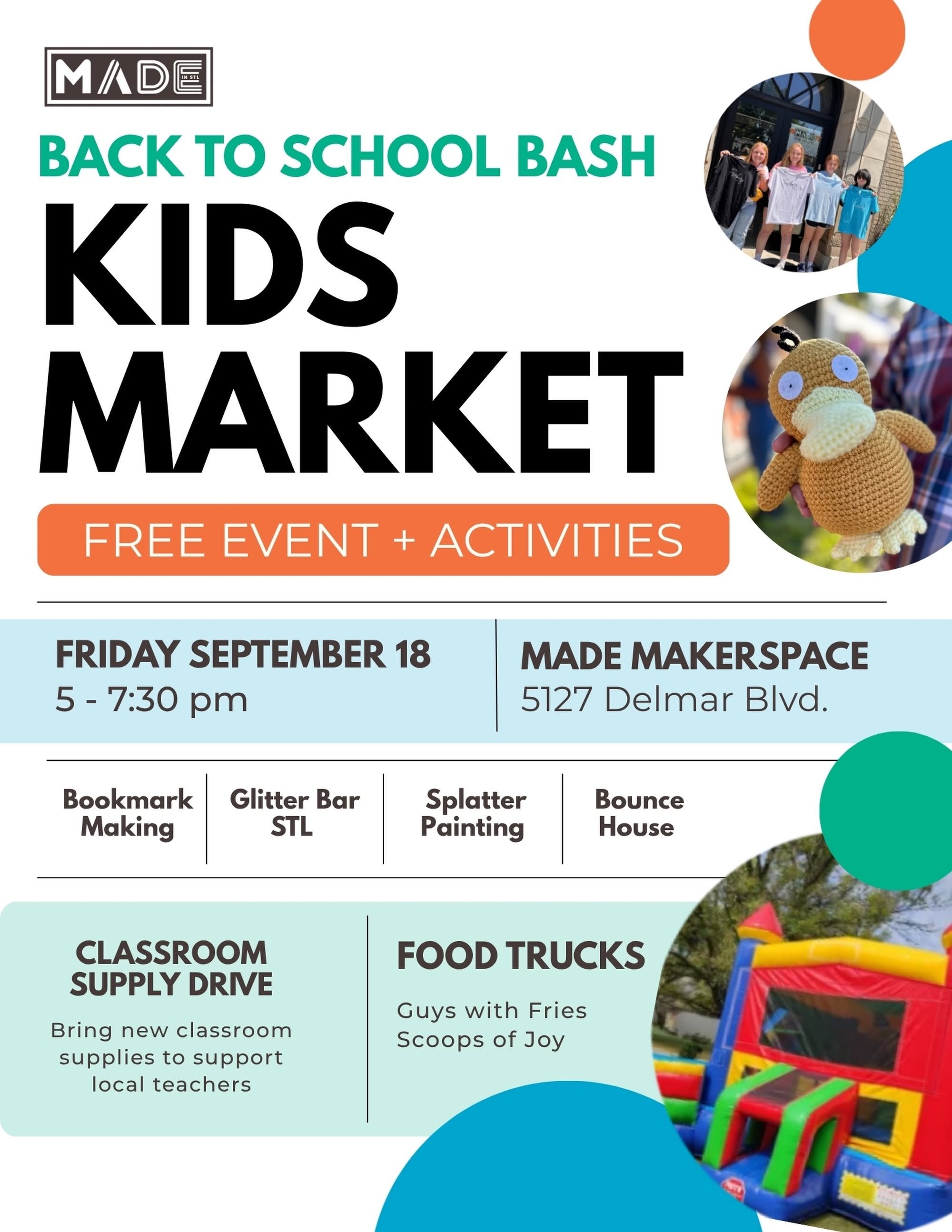 Delmar Main Street: Back To School Bash Kids market