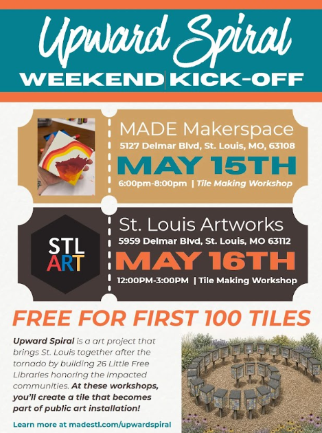 St. Louis Artworks: Upward Spiral Weekend Kick-Off