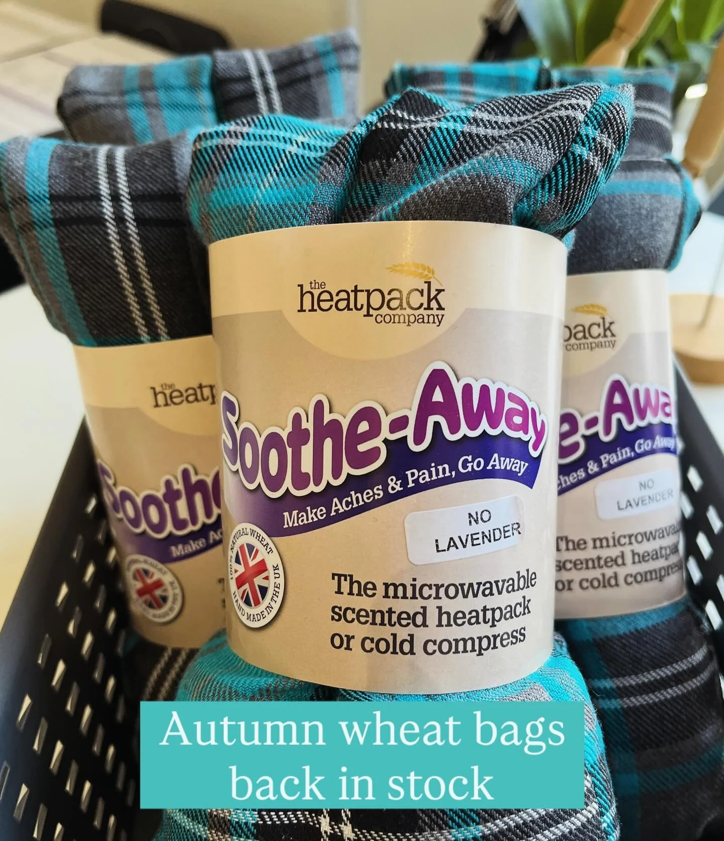 🍂 Our Autumn Wheat Bags are back in stock. 

Back by popular demand we have a fresh batch just in. They sell out every year so if you like to order 1 then pop into the clinic. 

Perfect for the autumn/winter evenings to soothe tight necks, shoulders