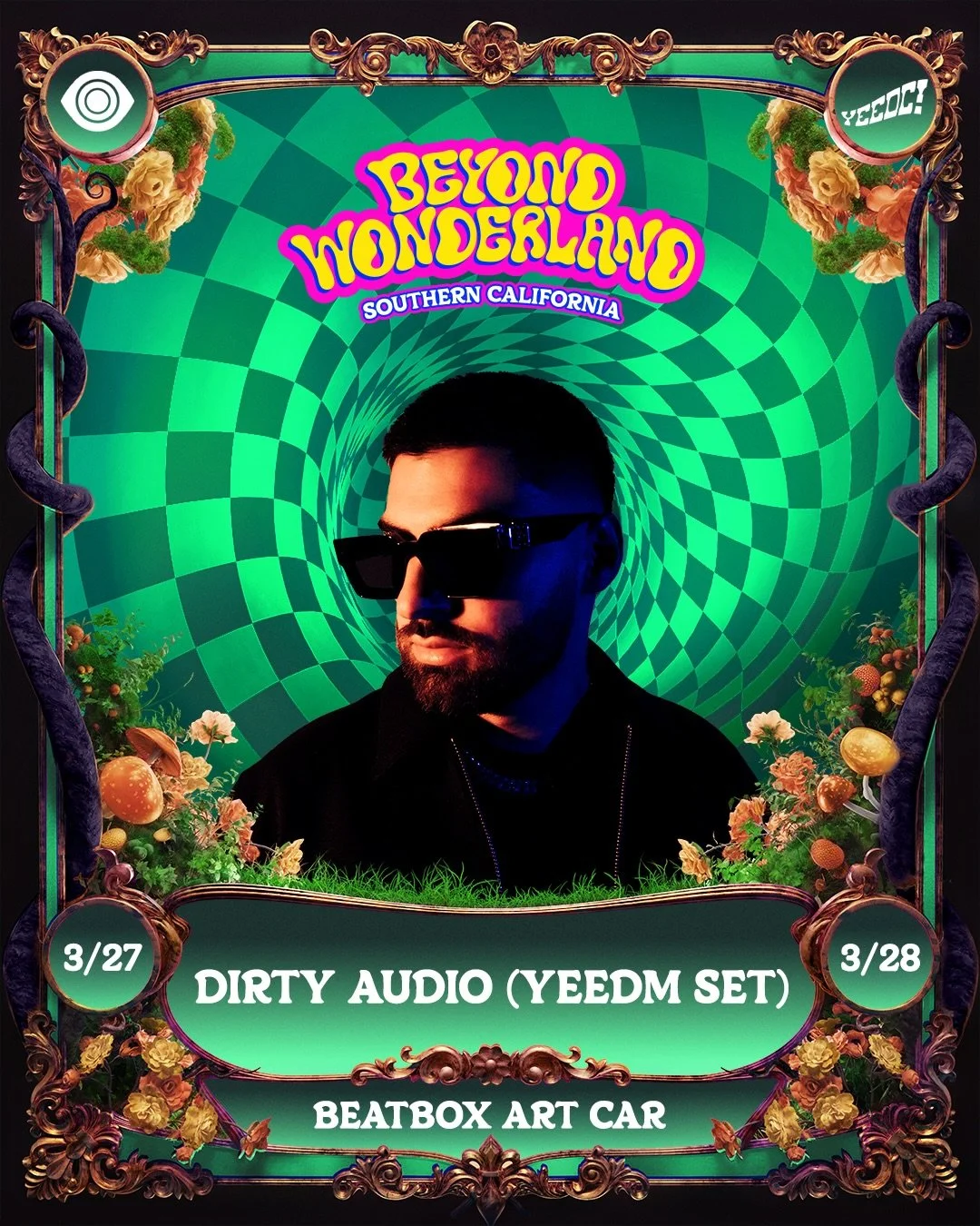 BEYOND WONDERLAND
See you March 27 at @beatboxbeverages @yeedc_ 🏜️
Then the official afterparty 🔊
@beyondwland