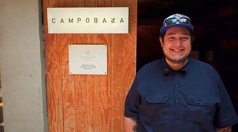 Chef Ezequiel Hernández of Campobaja. Photo by Cristina Lugo.