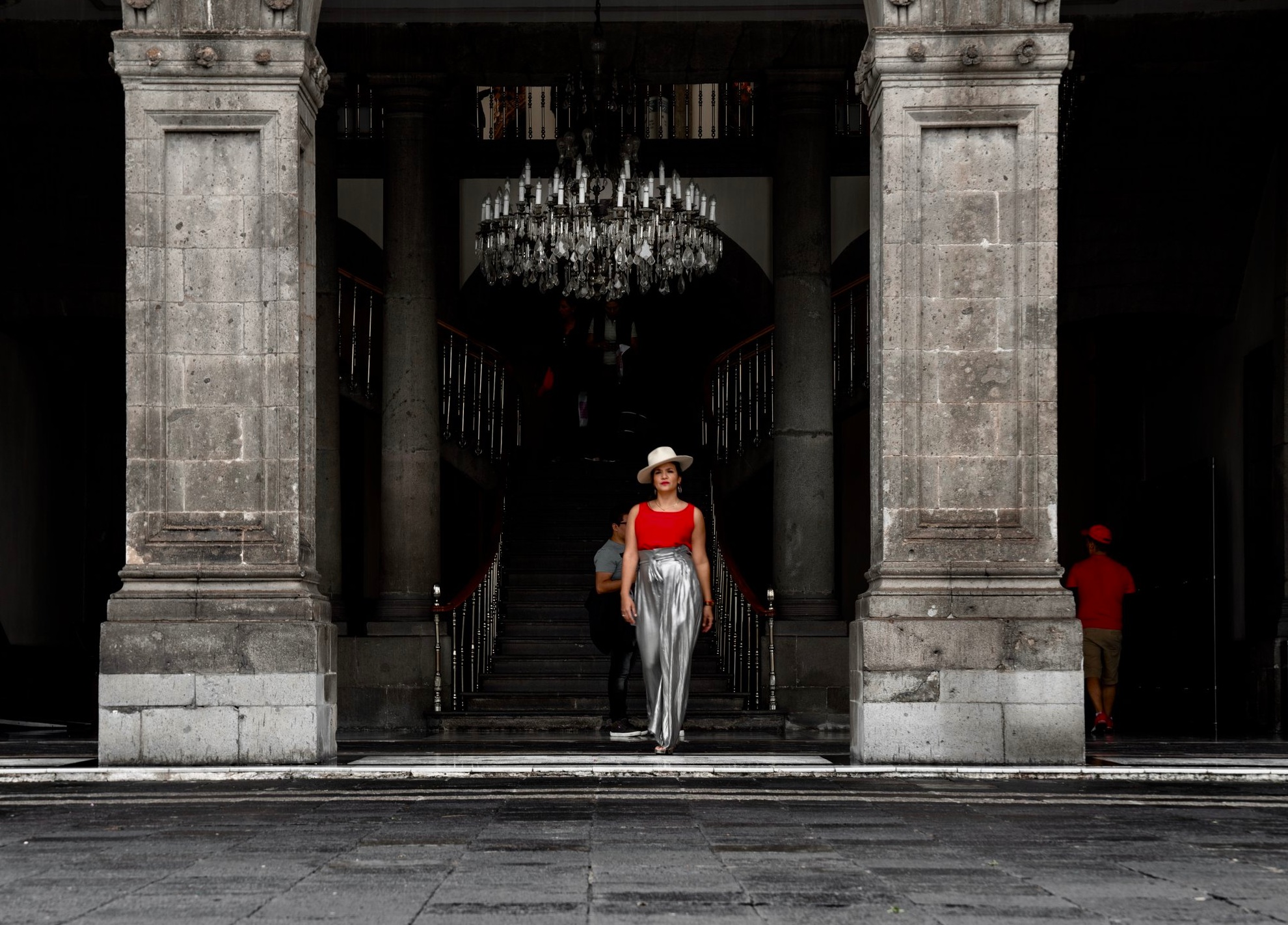 Cristina Lugo at Chapultepec Castle (Photo source IG @morenita.experience)