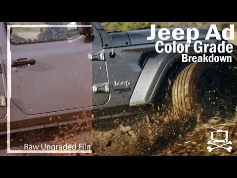  Here I break down a few methods I utilized in a grade I created for a Jeep spec ad. I used power windows to isolate the dirt road in many clips to reduce contrast and lighten it so the vehicle would stand out better. I also exhibit some of the ways 