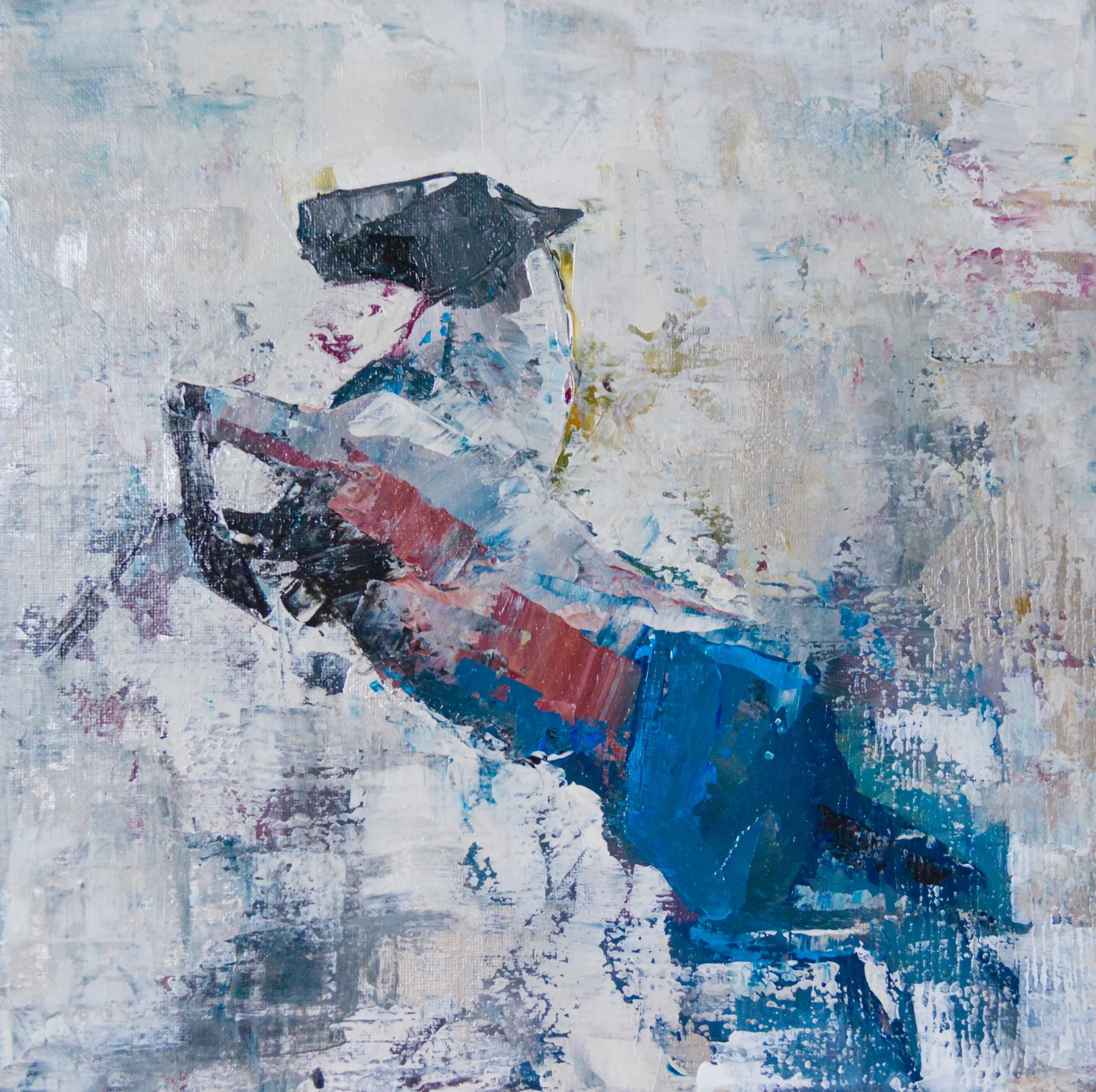 abstract horse painting