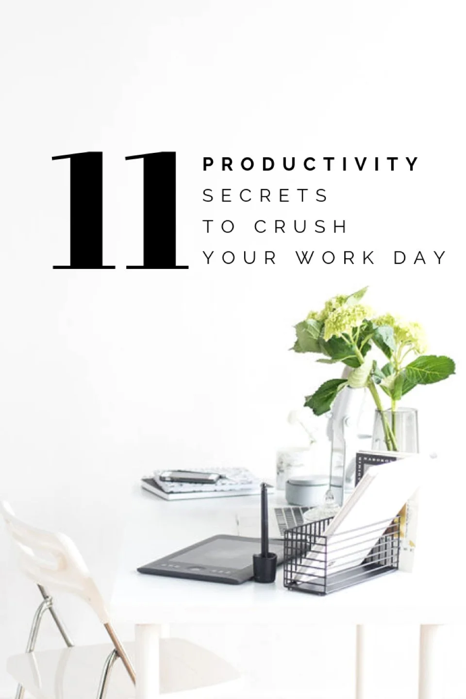 How to be more productive in your business! We’ve got 11 awesome tips to help you get your work done! #girlboss #productivity #smallbusiness