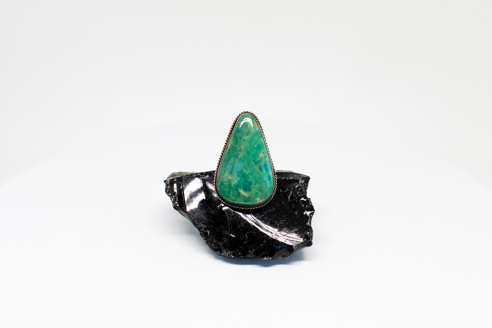 Turquoise Tear Drop Ring 