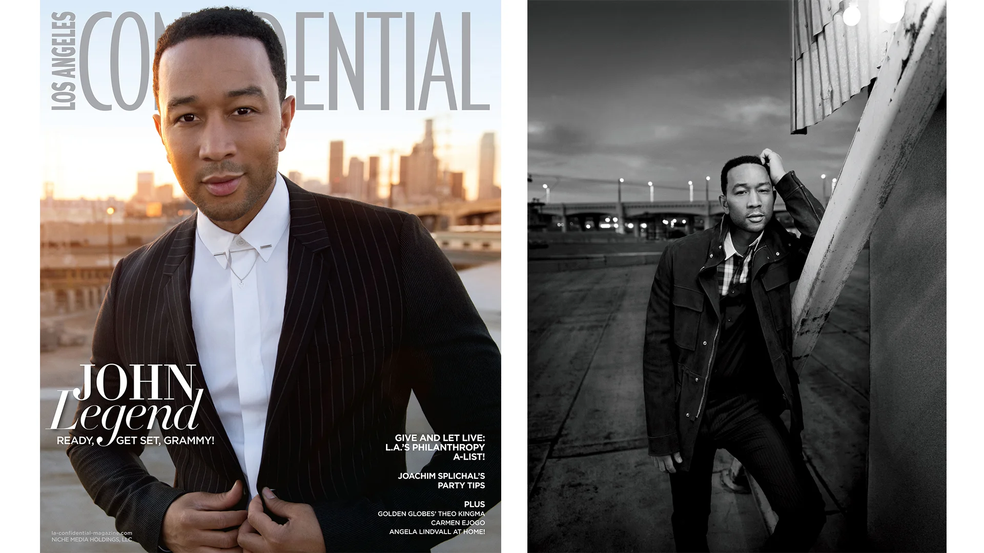John Legend / LA Confidental Magazine cover