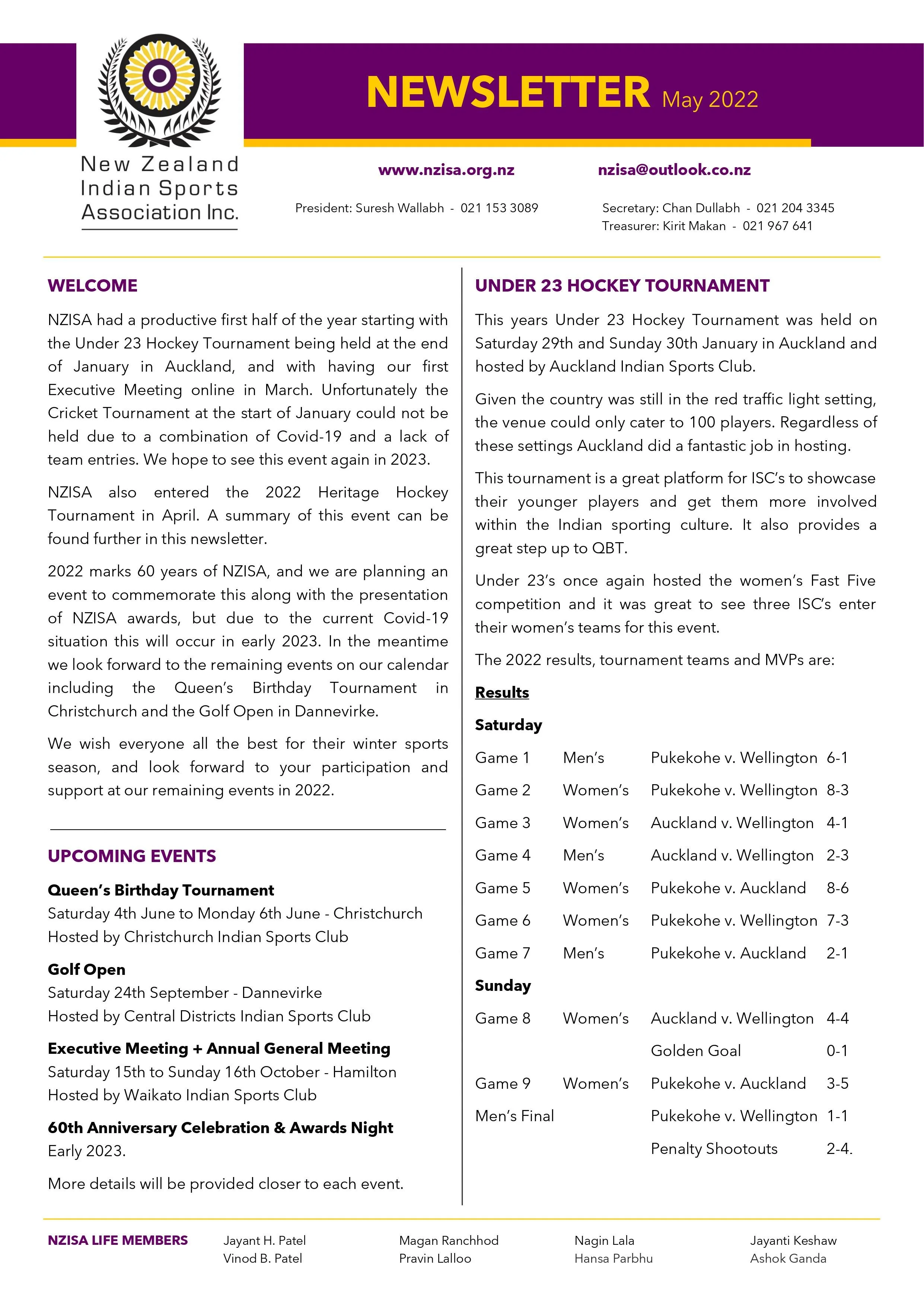 NZISA NEWSLETTER - MAY 2022