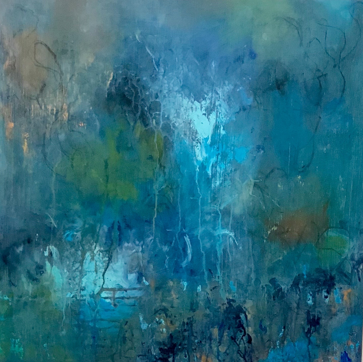 reverie available prints 36” x 36” on canvas framed custom sizes available