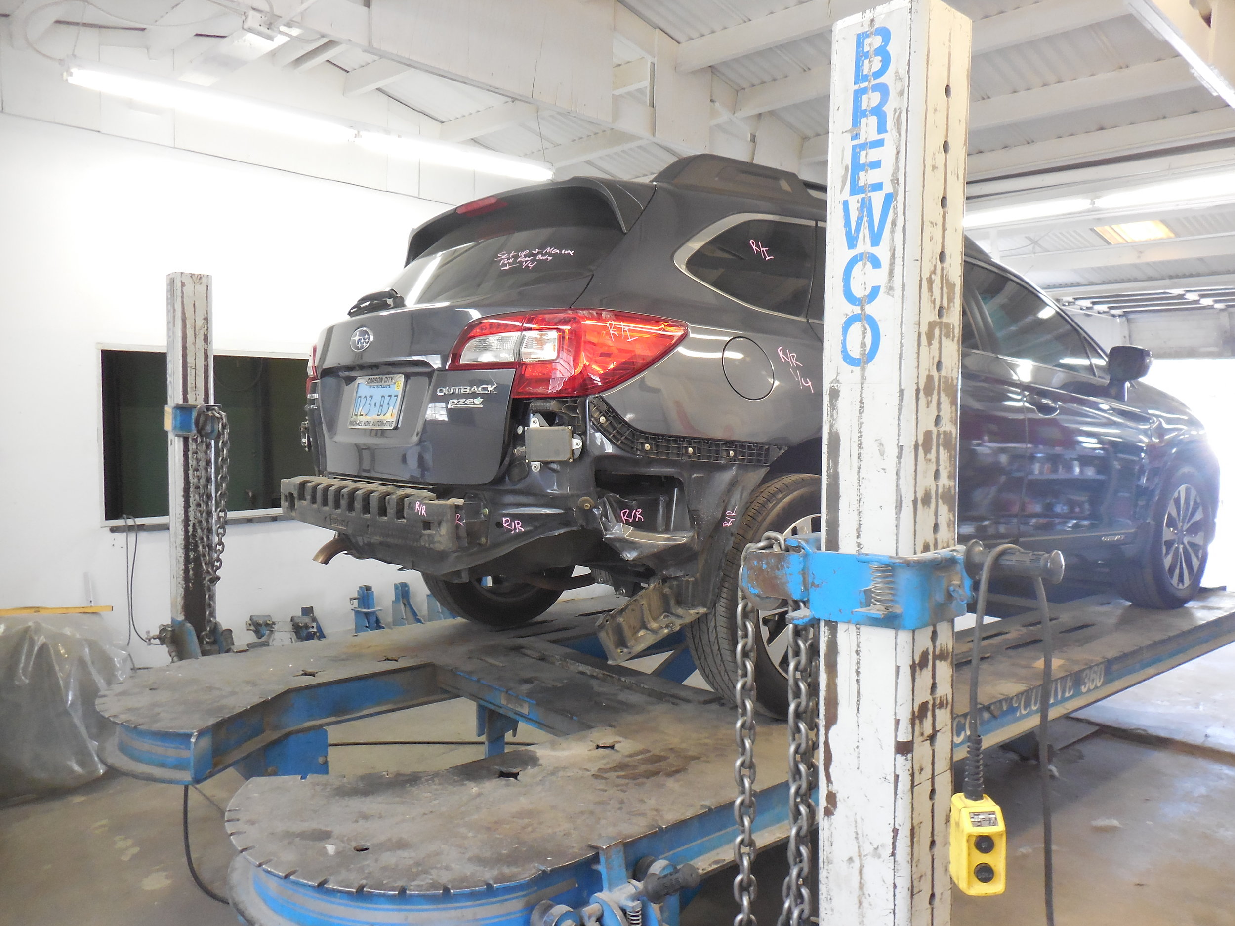 Subaru Outback Rear Bumper Repair Free Estimate Damage Diagnosis