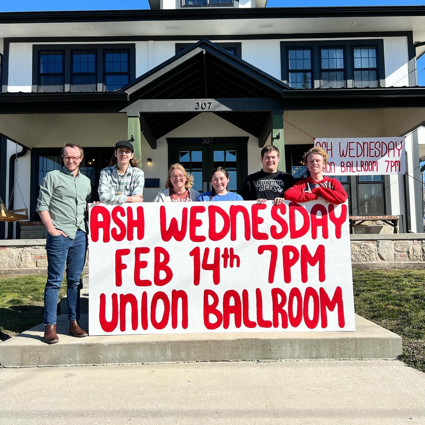 It&rsquo;s a beautiful day for Ash Wednesday Day! See you at 7pm in the Union Ballroom.