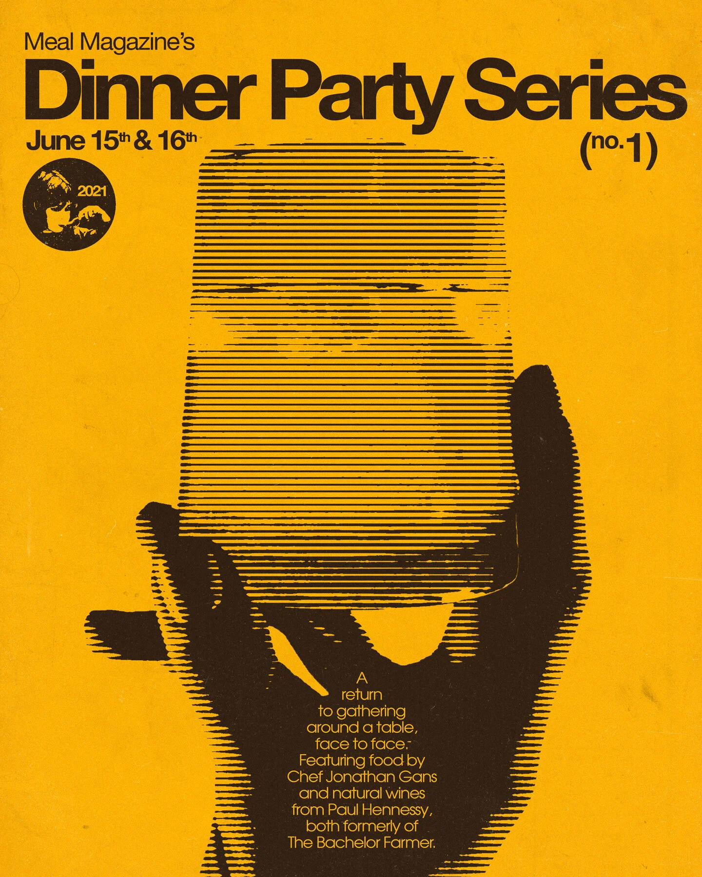 Dinner Party No. 1 Screen Printed Poster
