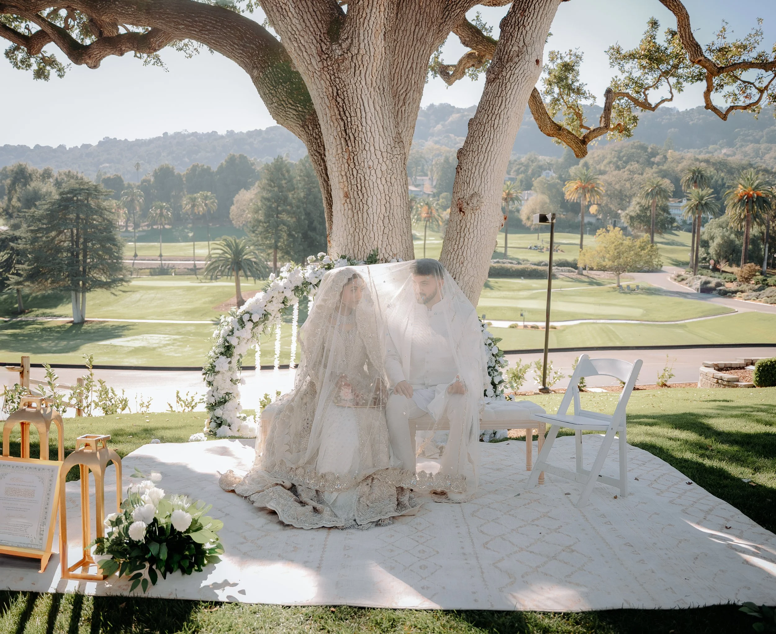 Multicultural wedding ceremony at Club at Castlewood Pleasanton Bay Area