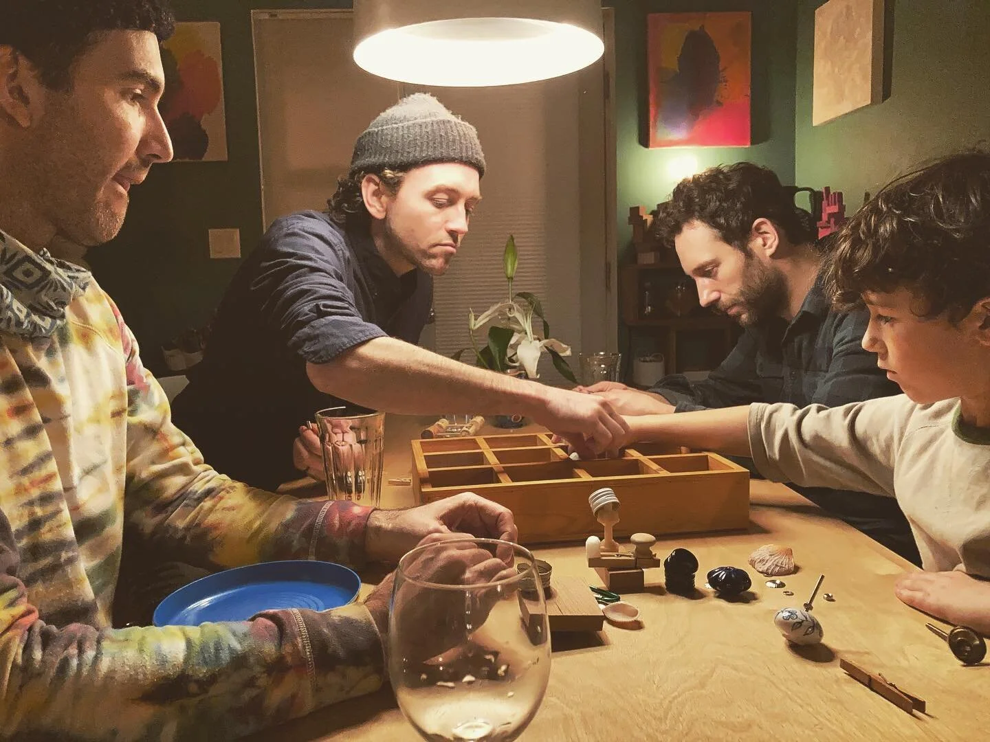 Letting the big kid stay up late ❤️