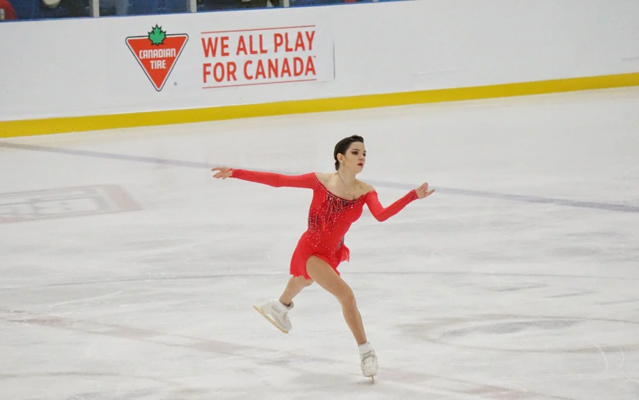 Evgenia Medvedeva skates her free program at Autumn Classic International ( Photo credit: Yogeeta )