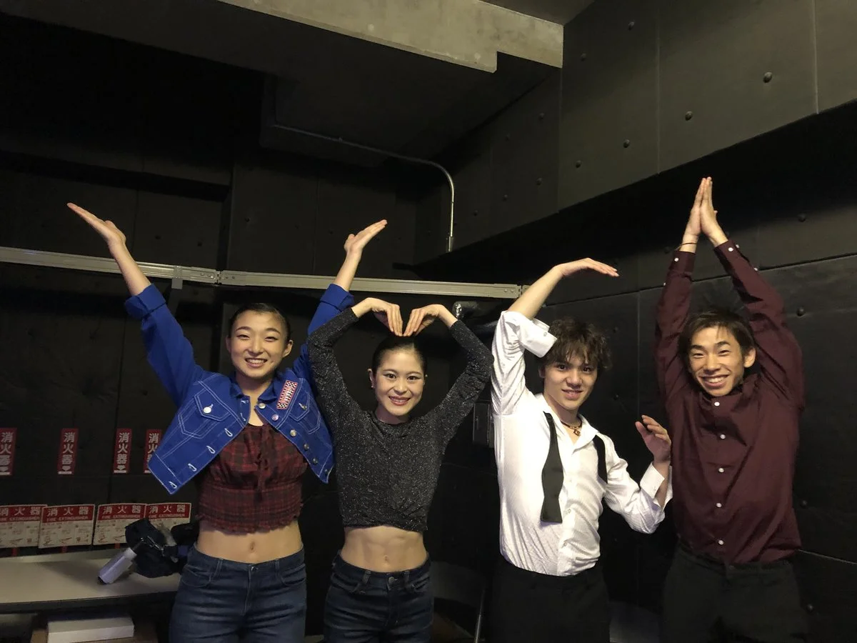 Team Japan doing the YMCA at Japan Open! ( Photo credit: Nobunari Oda )