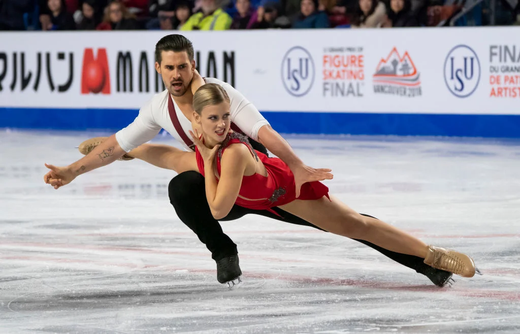 GPF Ice Dance Champions Madison Hubbell and Zachary Donohue (USA) perform their Rhythm Dance ( Photo credit: ISU )