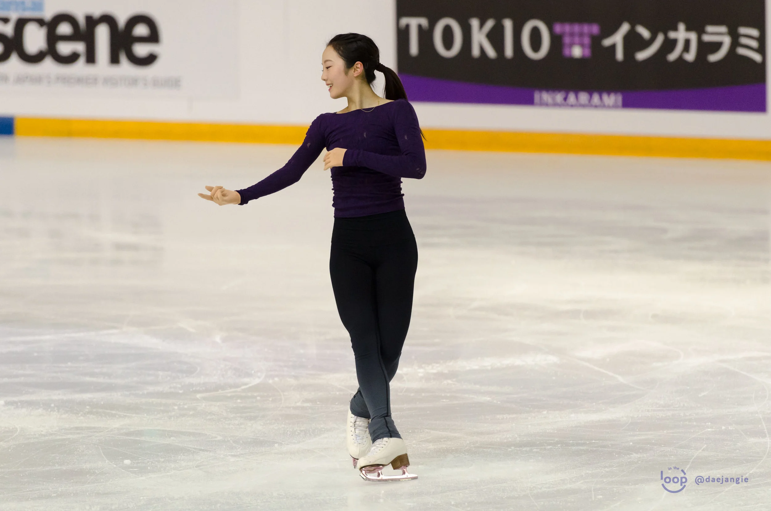 Marin Honda at the Internationaux de France 2018