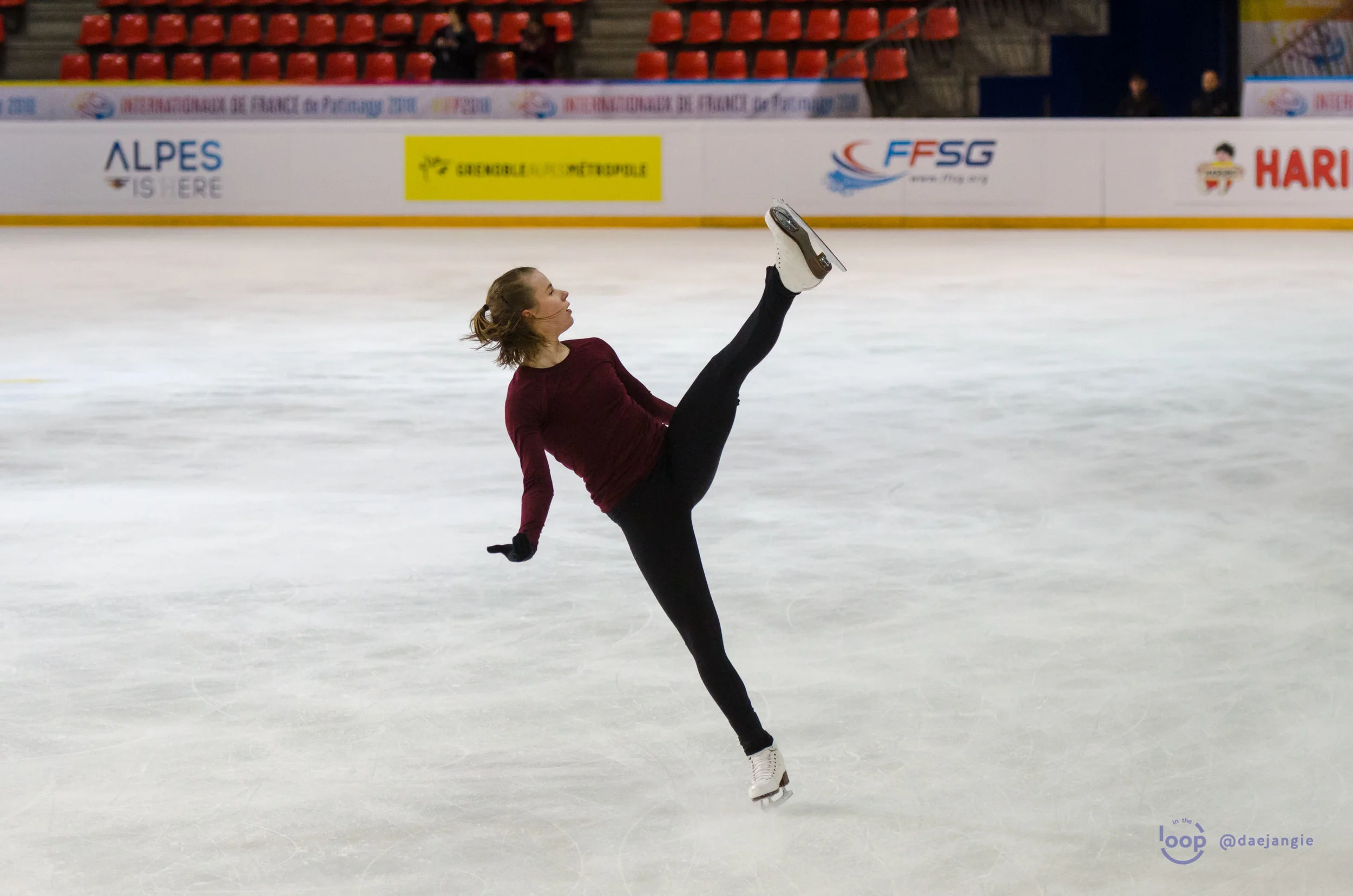 Matilda Algotsson at the Internationaux de France 2018
