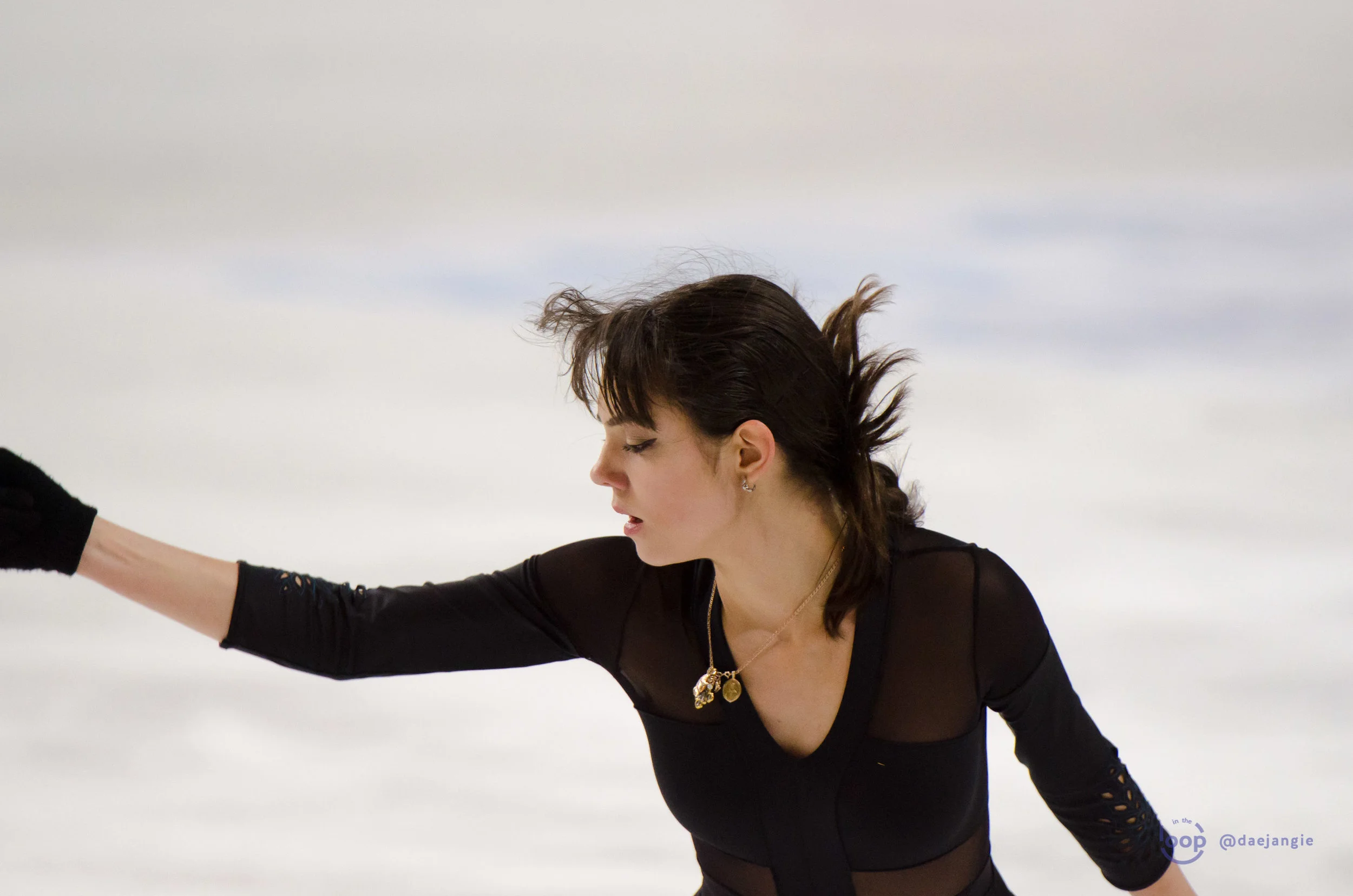 Evgenia Medvedeva at the Internationaux de France 2018