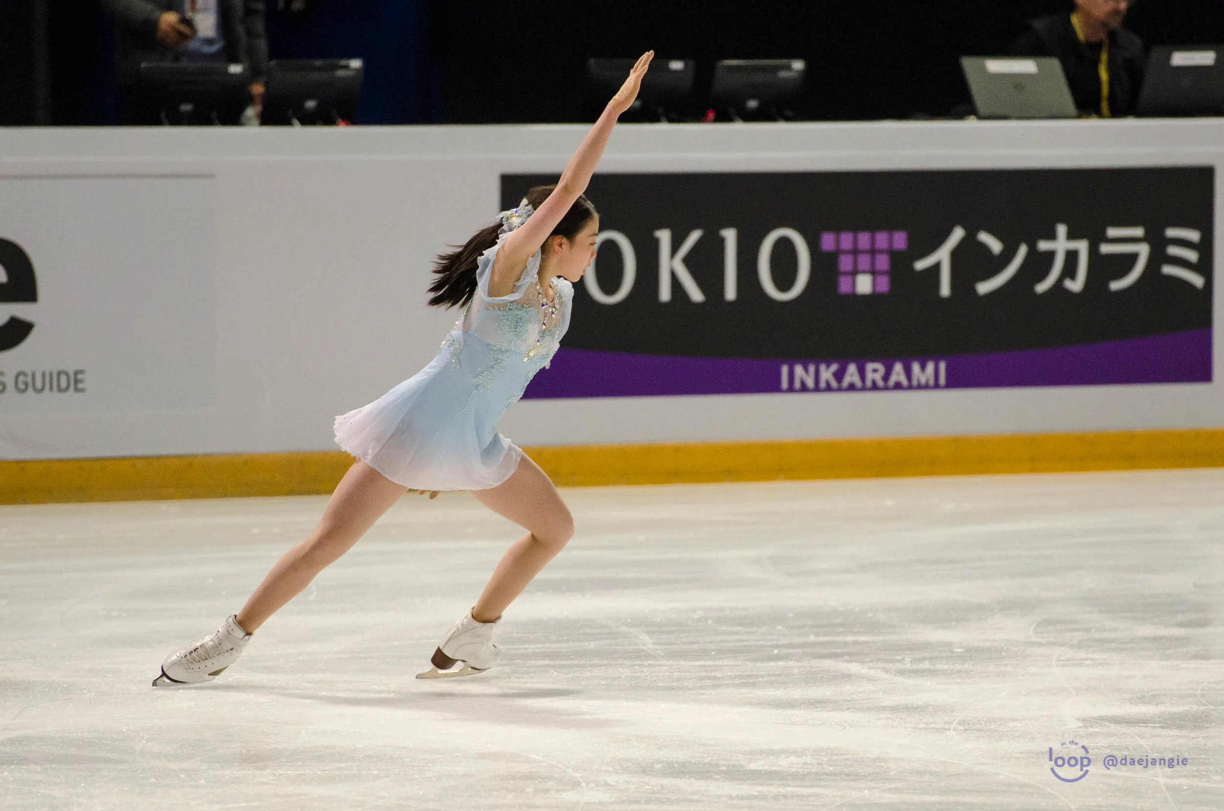 Rika Kihira at the Internationaux de France 2018
