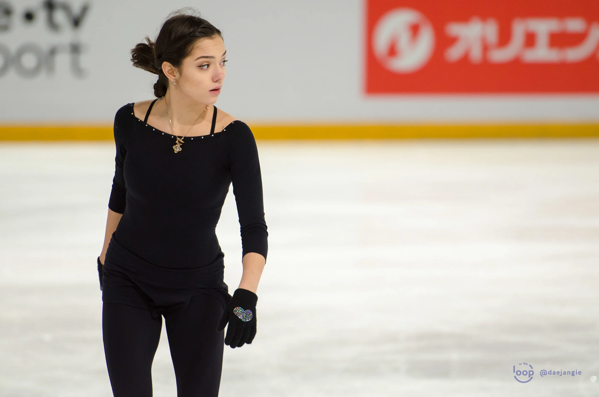 Evgenia Medvedeva at the Internationaux de France 2018
