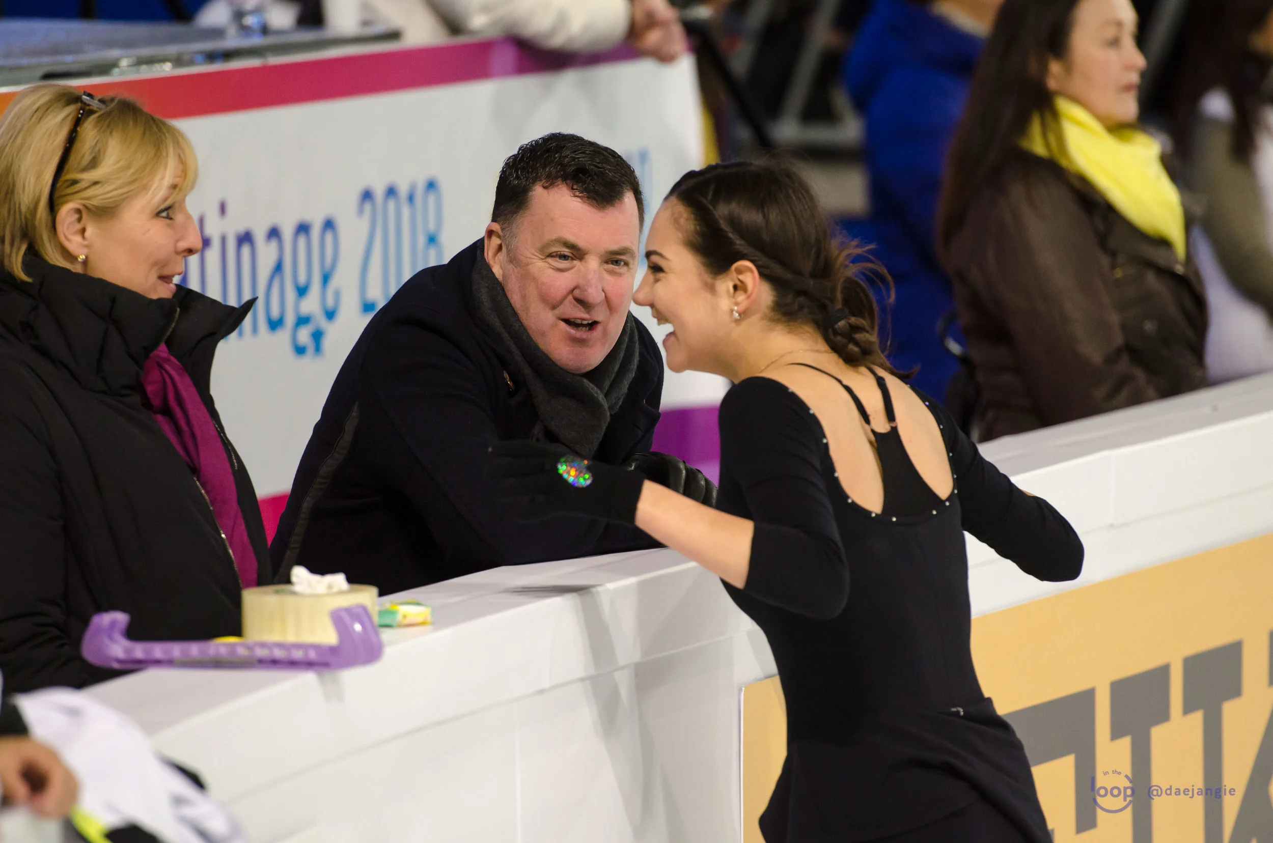 Evgenia Medvedeva at the Internationaux de France 2018