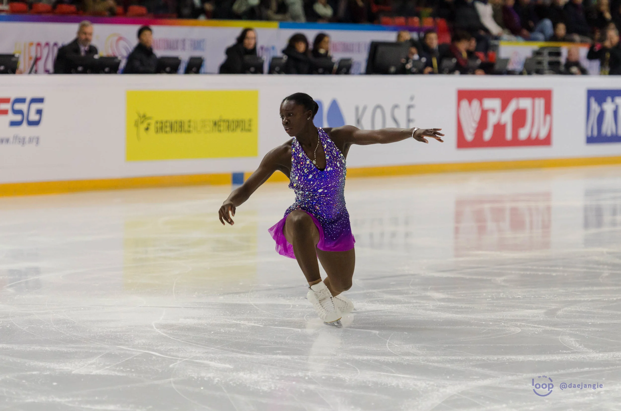 Maé Bérénice Méité at the Internationaux de France 2018