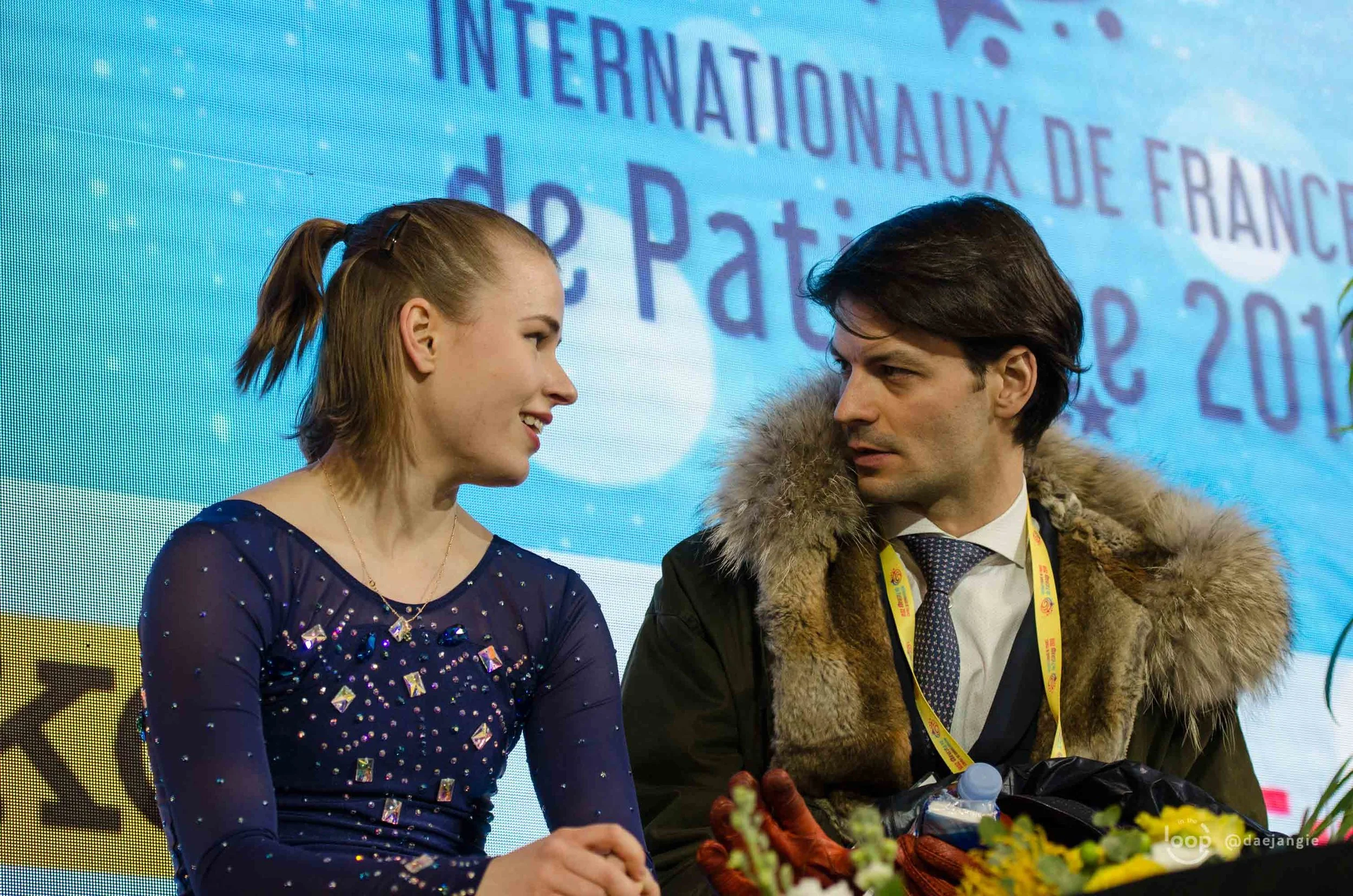 Matilda Algotsson at the Internationaux de France 2018