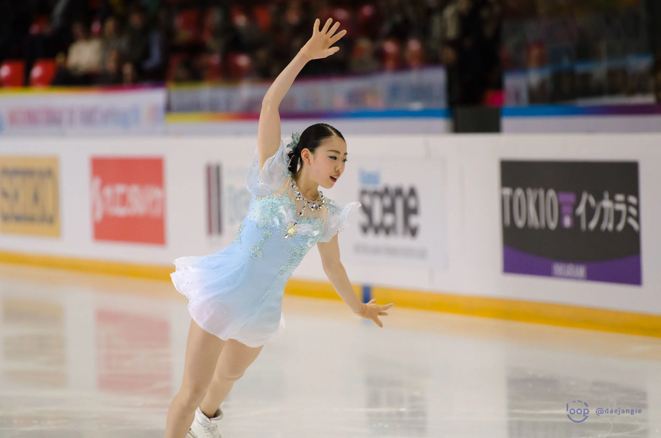 Rika Kihira at the Internationaux de France 2018