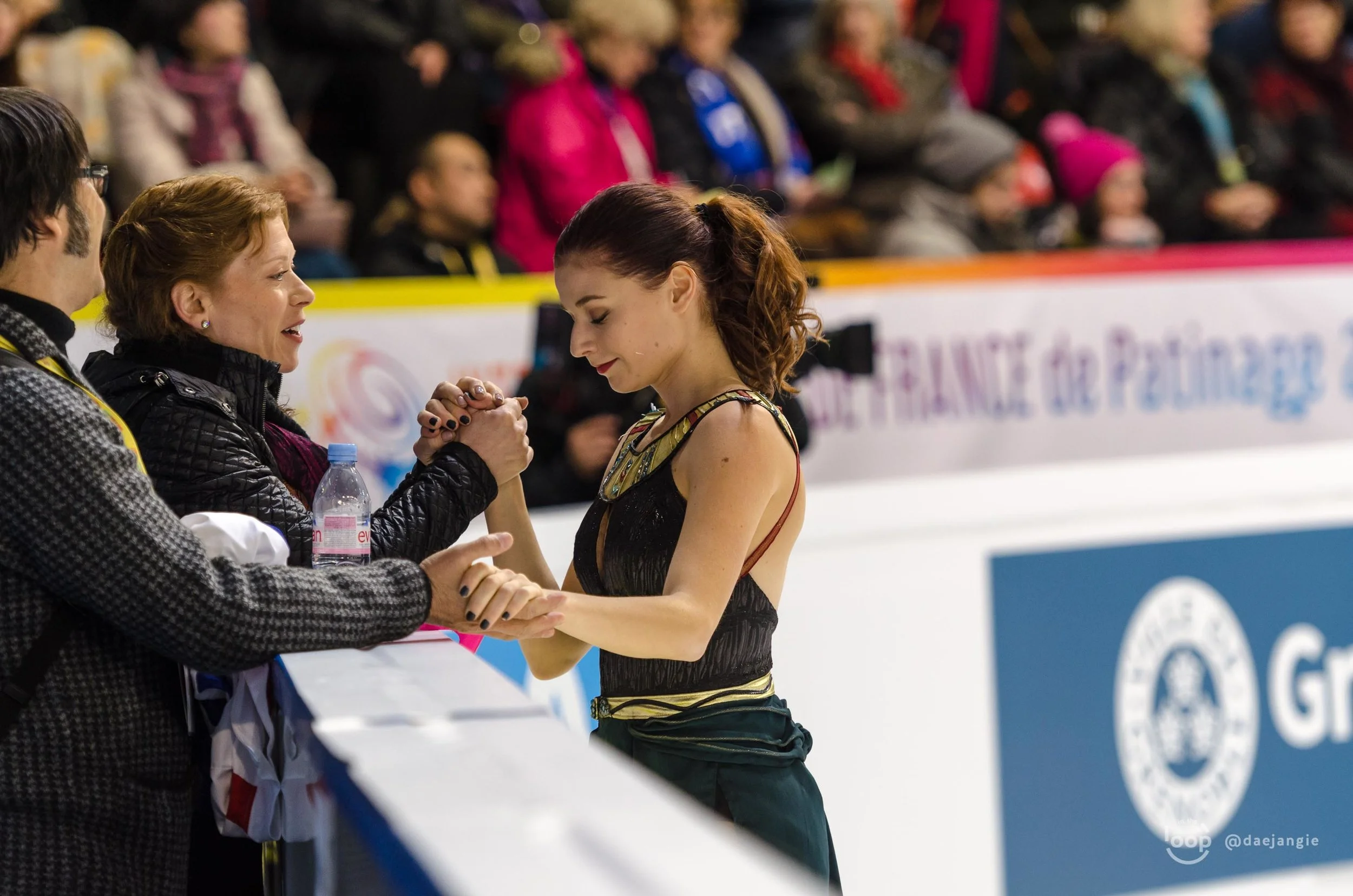 Laurine Lecavelier at the Internationaux de France 2018