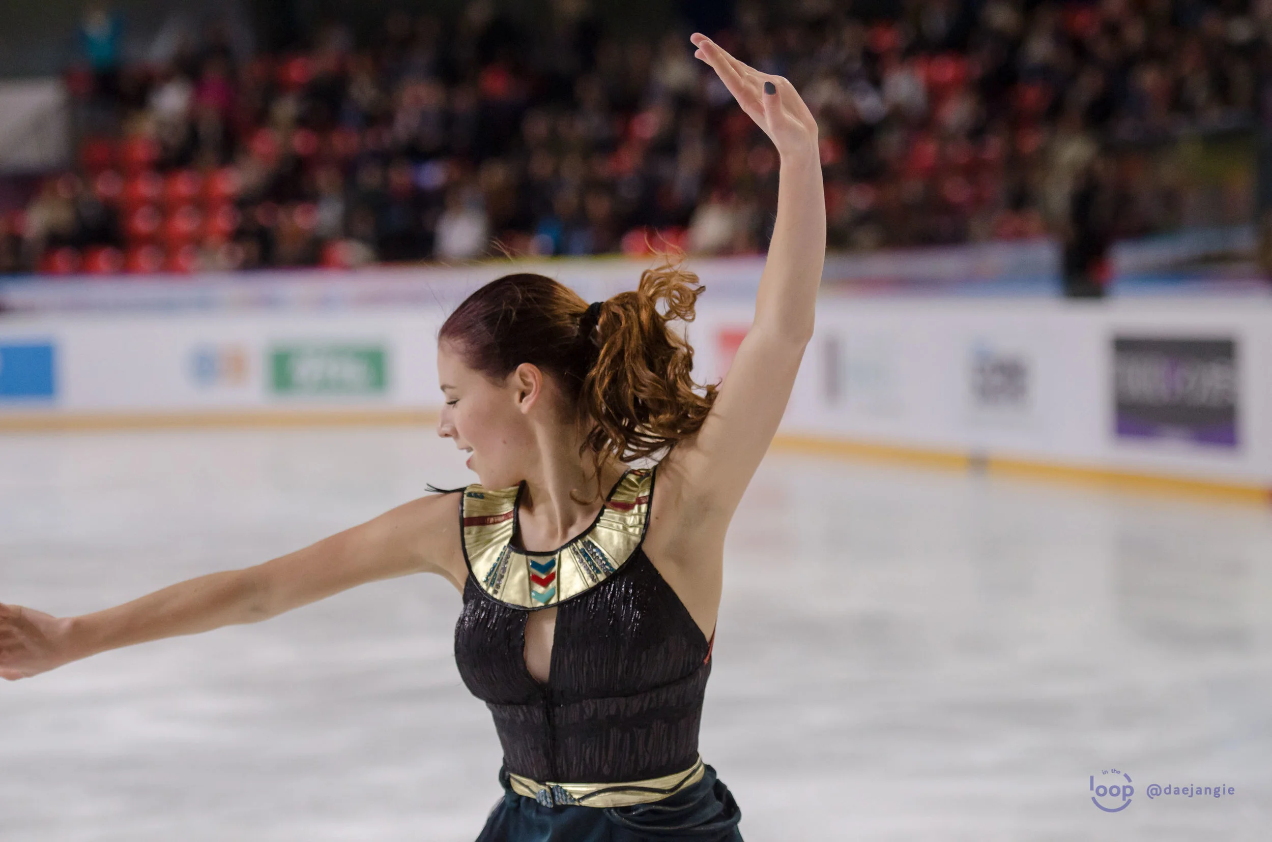 Laurine Lecavelier at the Internationaux de France 2018